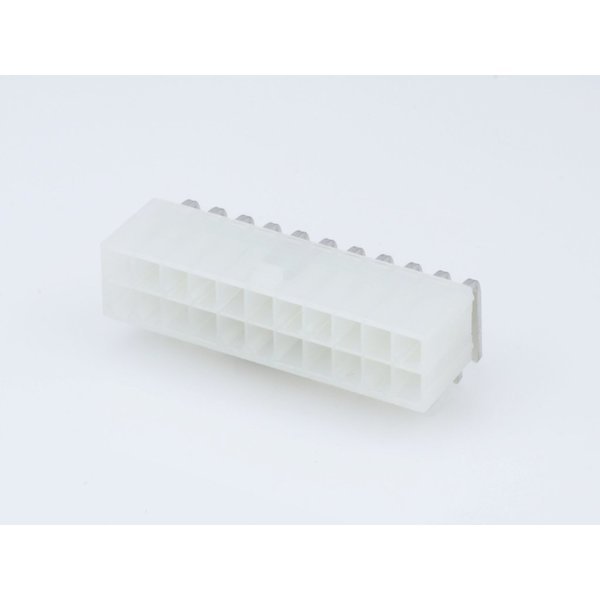 MiniFit Jr RA DR /Pegs Tin V-2 22Ckt, Molex, Mfr#: 39-30-1220